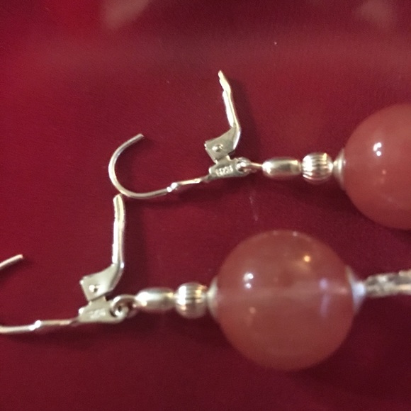 Topaz And Sterling Silver Earrings - Picture 6 of 8